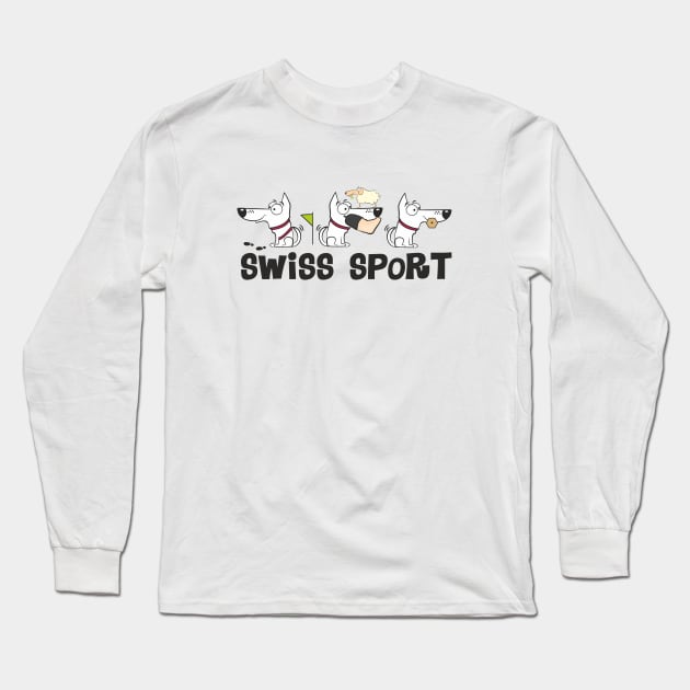 Swiss sport Long Sleeve T-Shirt by DWG